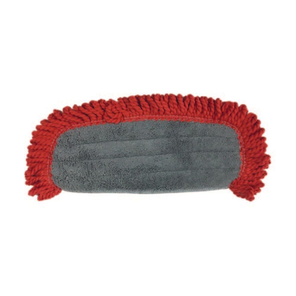 2PK Cleanstar Microfibre Dust Mop Replacement Insert Pad For DMOP-R Red