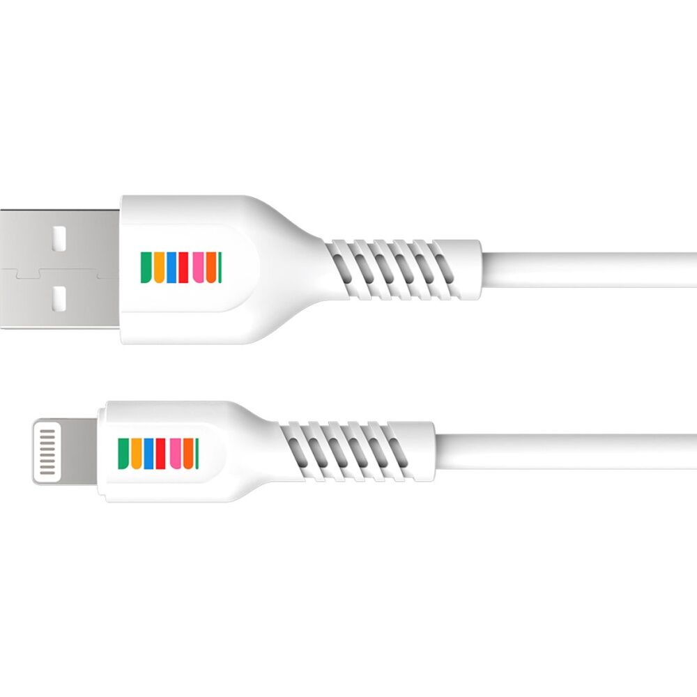 2PK Dull Co. USB-A to MFi Certified Lightning Charging Cable Apple Compatible 1m