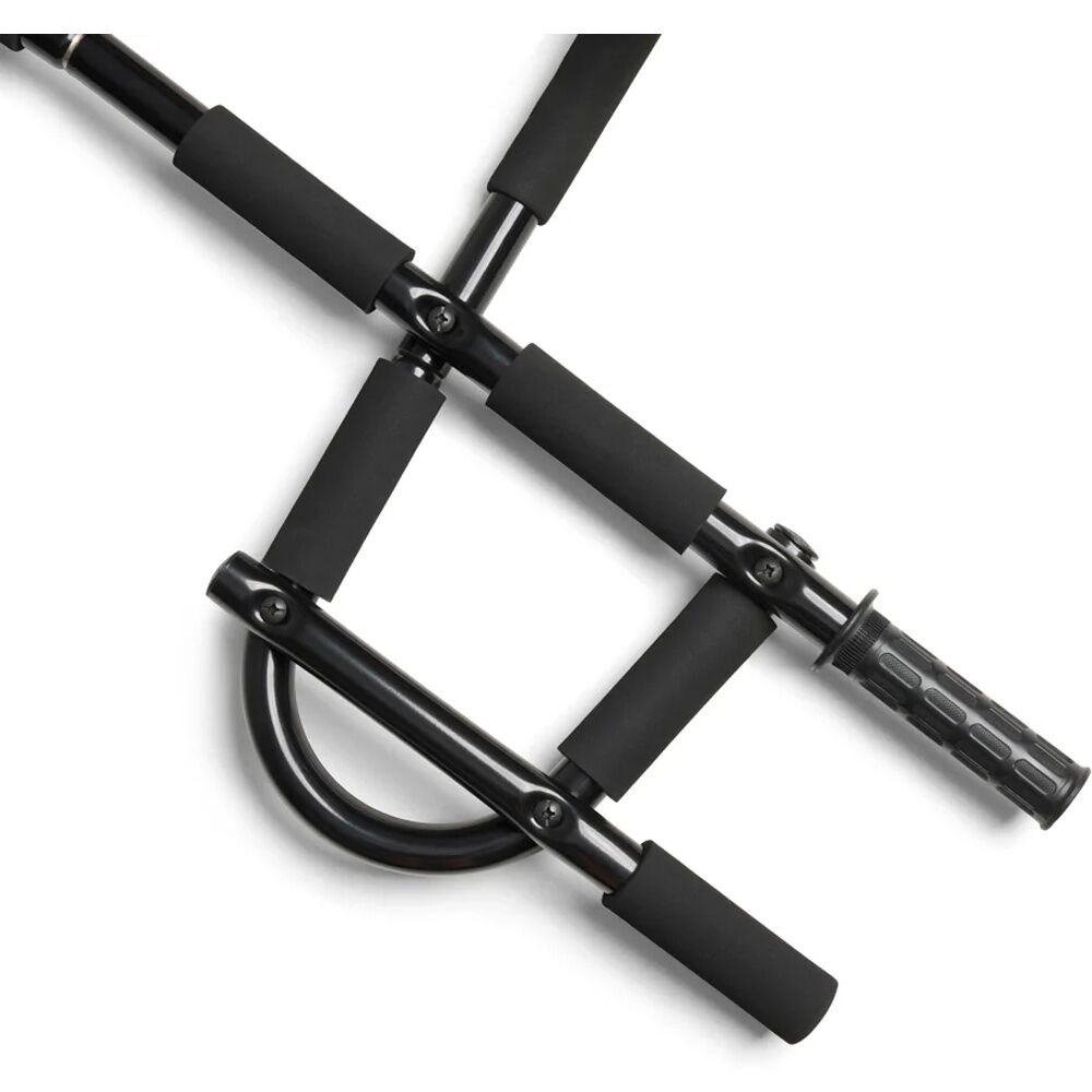 Everlast Advanced Door Gym Bar Foam Grip Handles Fitness Equipment Black