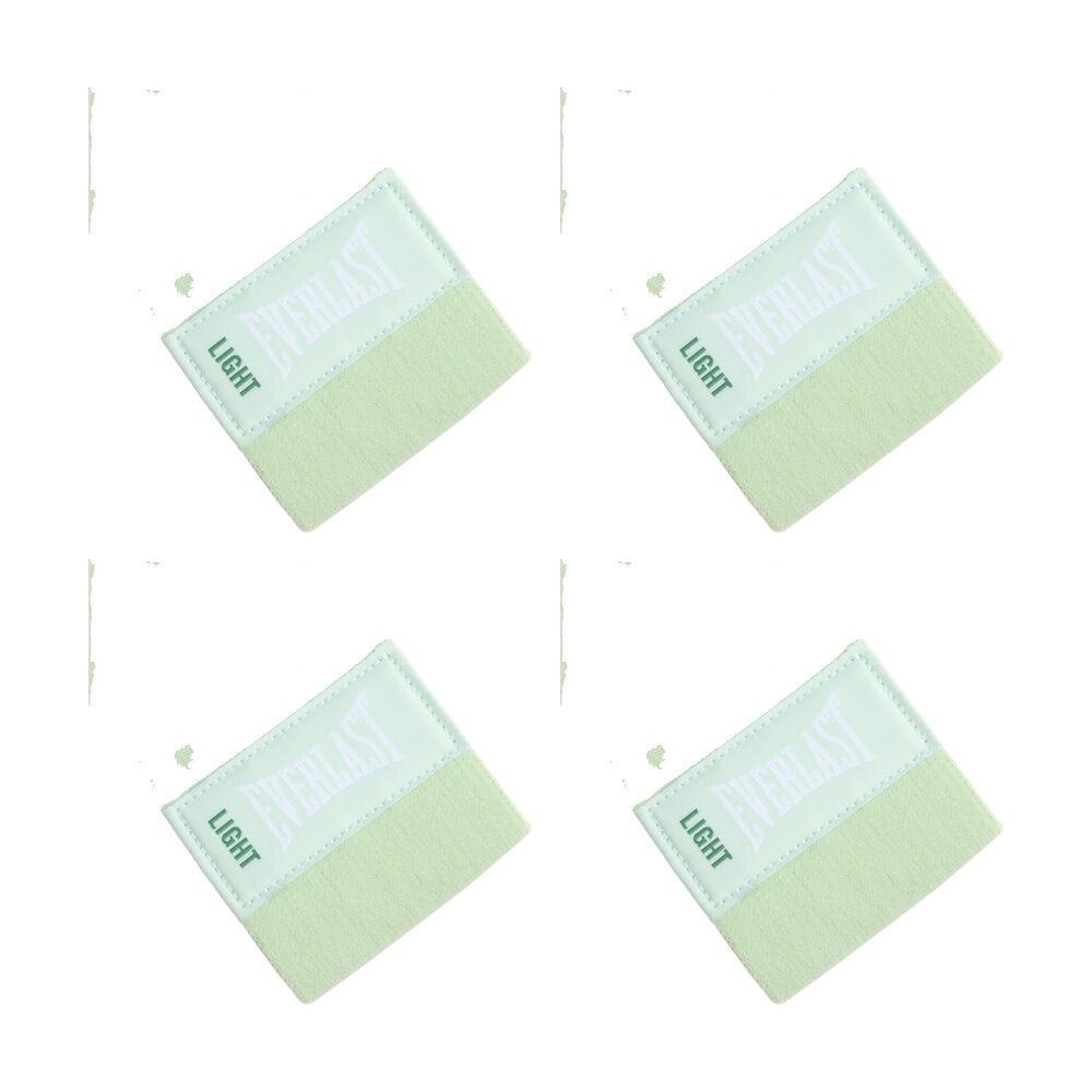 4PK Everlast Glute Band Light Resistance Non-Slip Fitness Equipment Mint Green