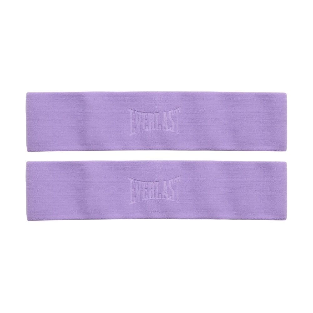 2PK Everlast Glute Band Medium Resistance Non-Slip Fitness Equipment Lilac
