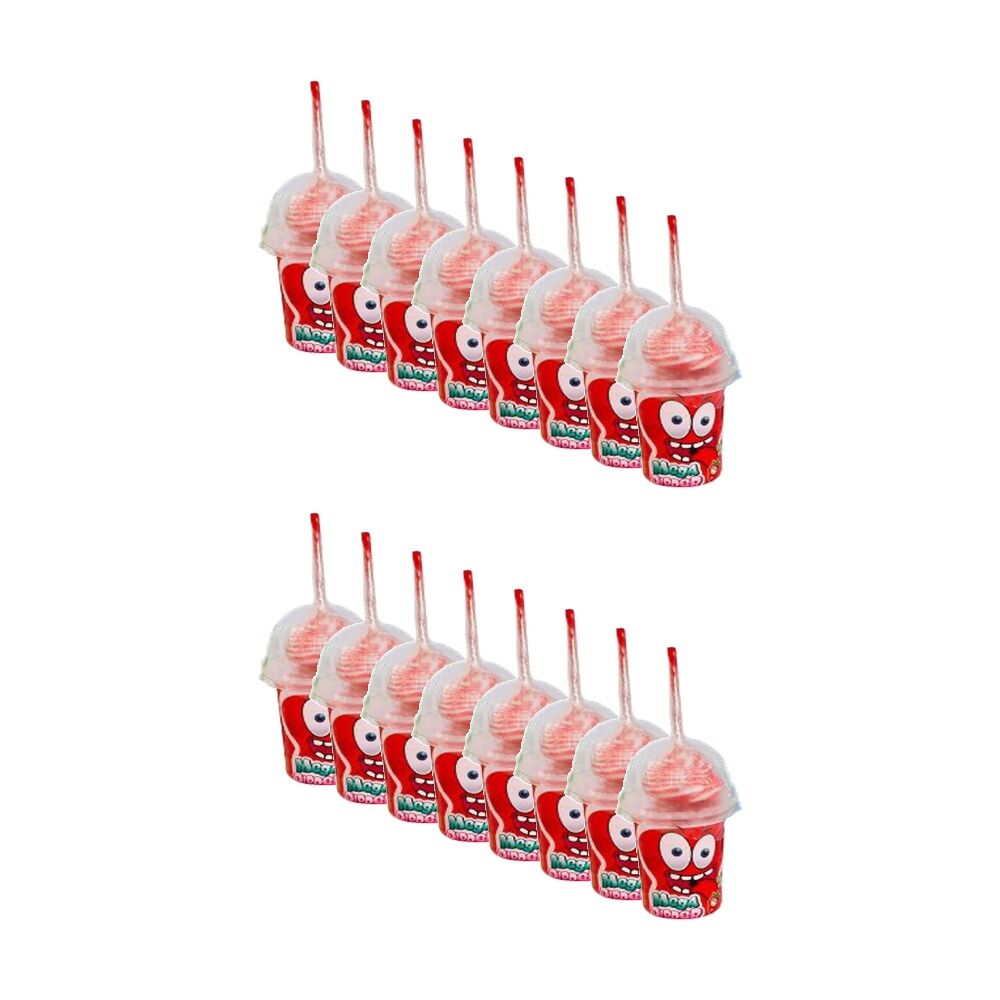 16PK AIT Mega Dipper Sour Powder And Lollipop Candy/Sweet 57g Assorted
