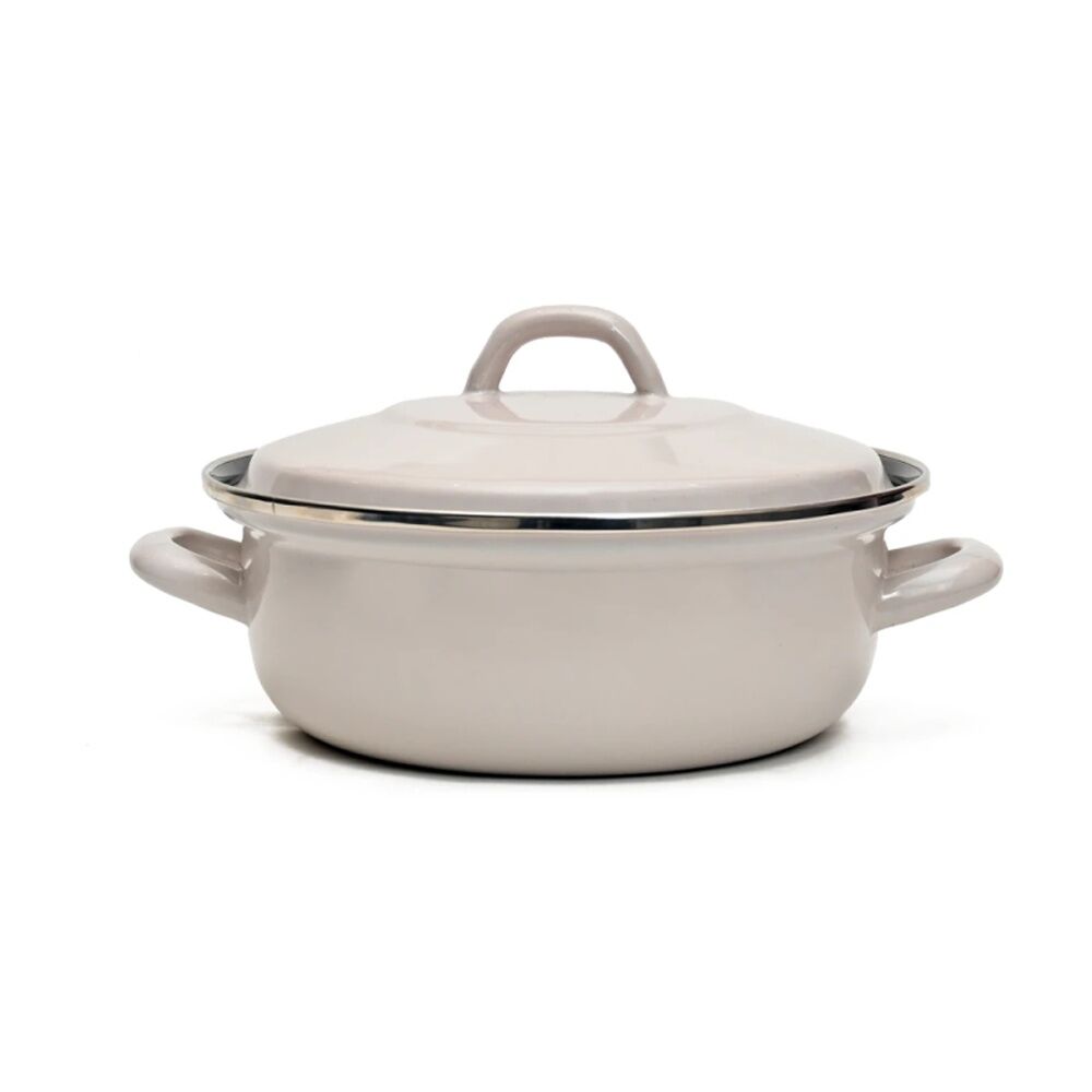 Classica 26cm Heavy Gauge Casserole Dish With Lid Ceramic Grey 4.2L
