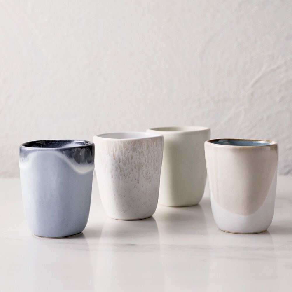 4pc Ecology Fleuve Kitchenware Latte Cup Multicoloured 220ml