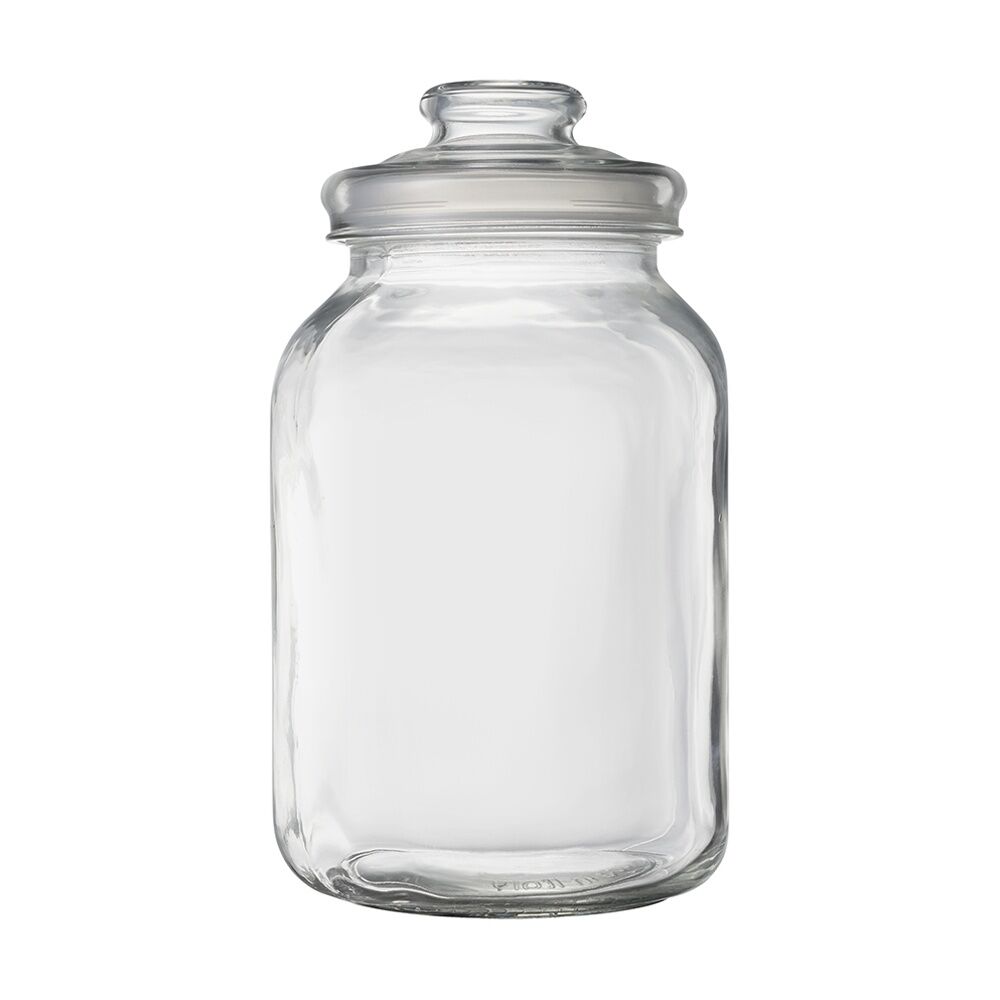 2PK Ecology Riserva Square Kitchen Pantry Jar With Airtight Lid 3.1L