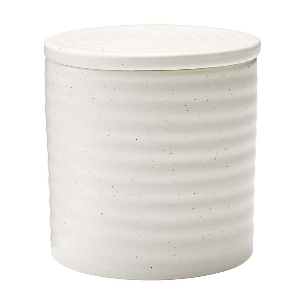 2PK Ecology Ottawa Stoneware Butter Keeper Rustic Dish Calico 10cm