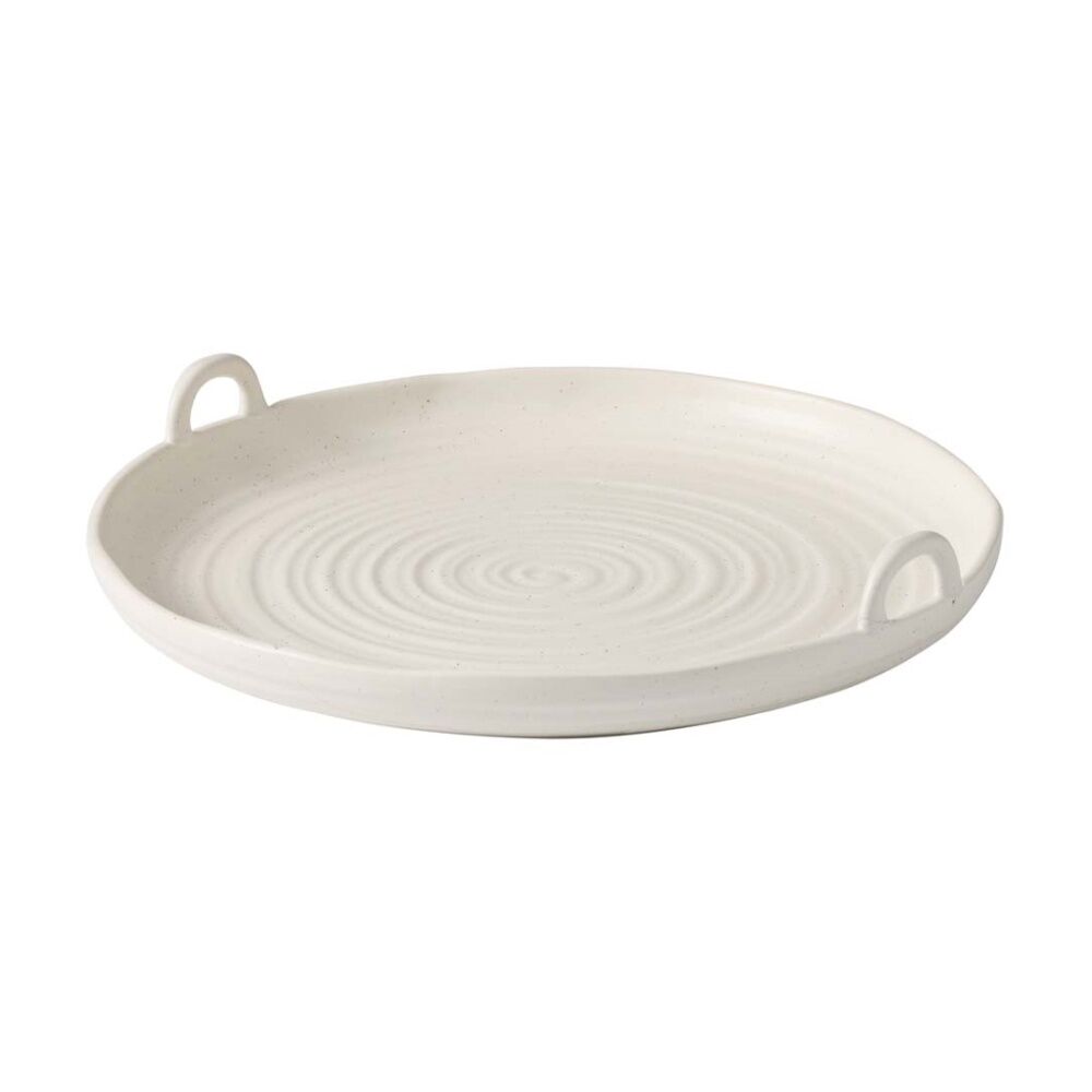 Ecology Ottawa Stoneware Serving Platter Dish With Handles Calico 30cm