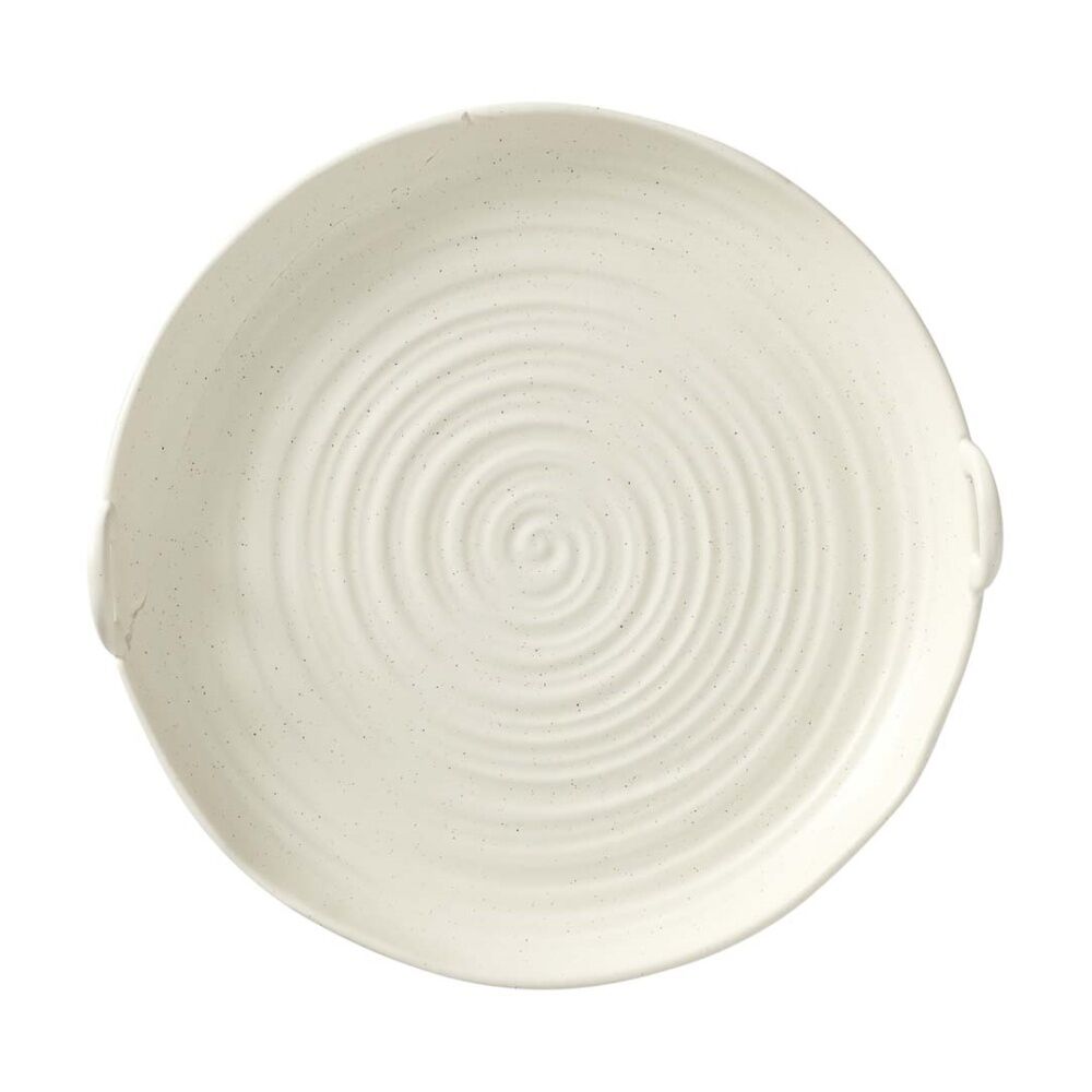 2PK Ecology Ottawa Stoneware Serving Platter Dish With Handles Calico 30cm