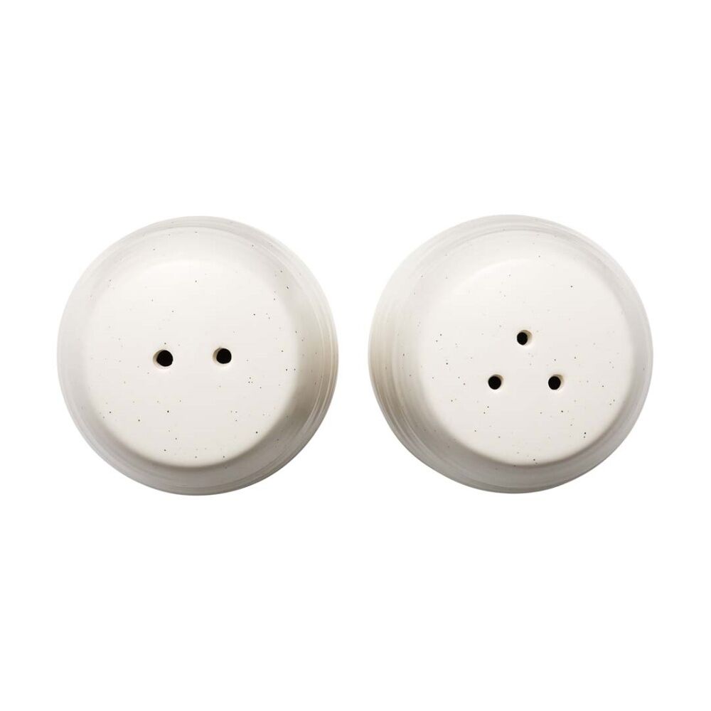 2pc Ecology Ottawa Stoneware Salt & Pepper Shaker Set Calico 6x6.5cm