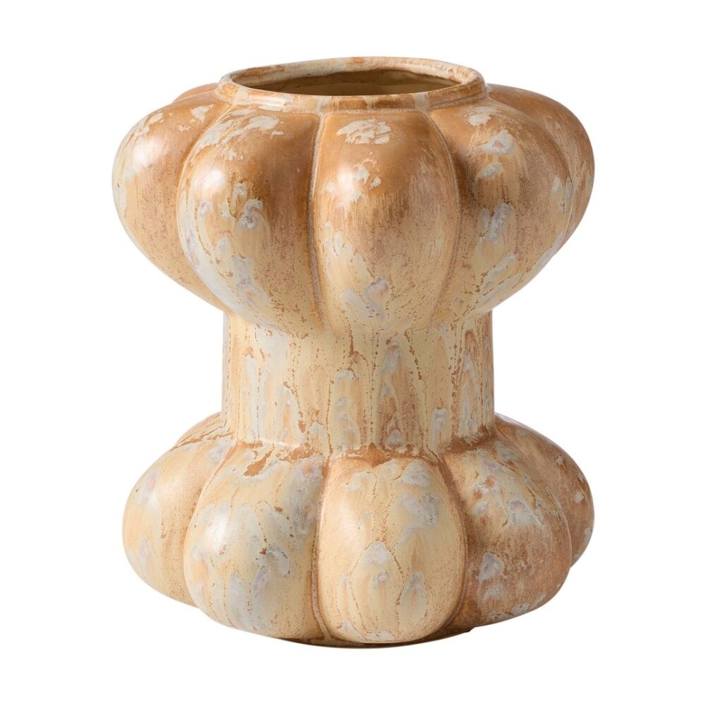 Ecology Dune Ceramic Vase Contemporary Sculptural Home Decor 20.5x24cm