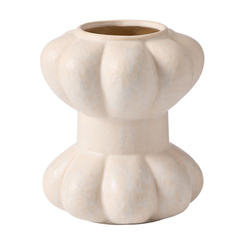 Ecology Dune Ceramic Vase Contemporary Sculptural Home Decor 16x20cm