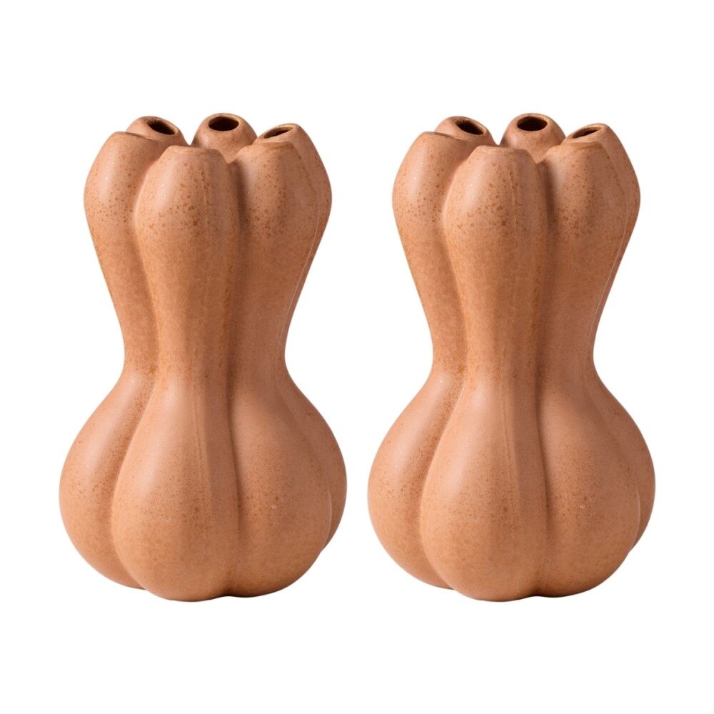 2PK Ecology Dune Ceramic Vase Contemporary Sculptural Home Decor 20x18x30.5cm