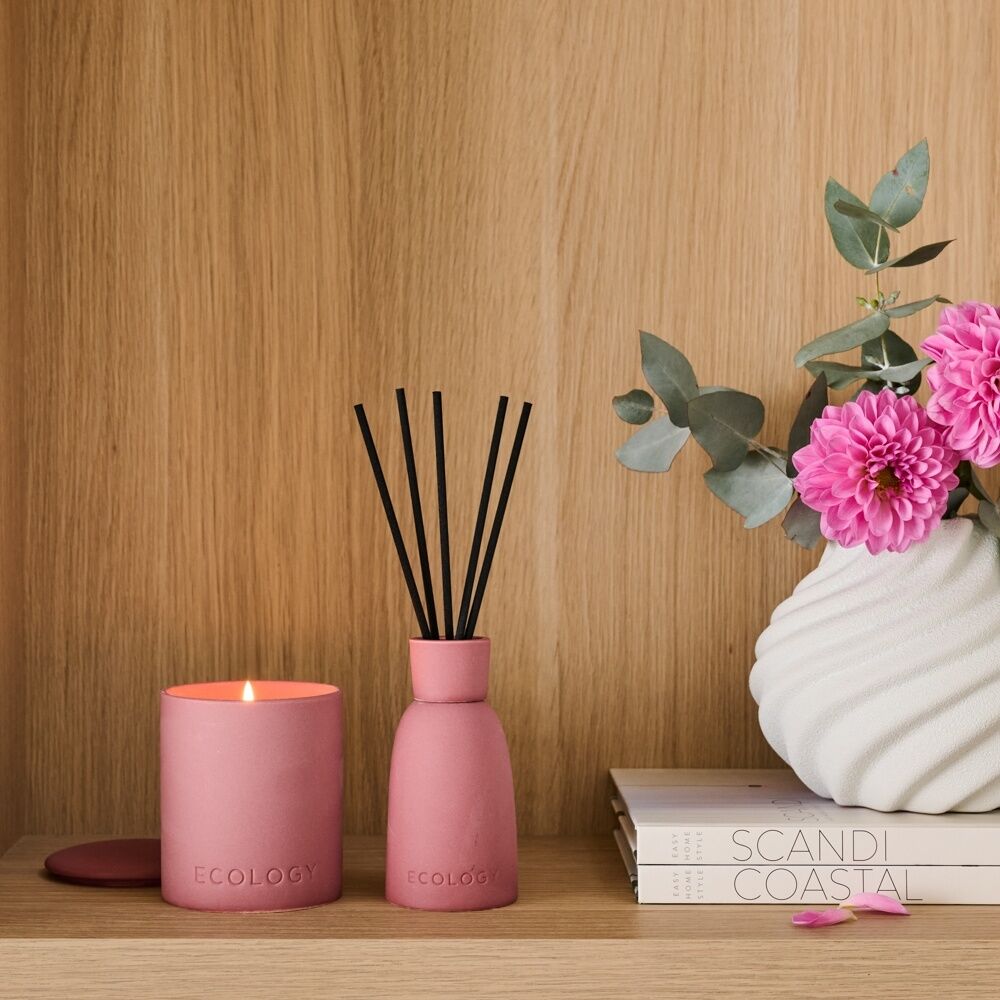Ecology Loam Ceramic Vase Coastal Minimalist Home Decor 17.5x15cm