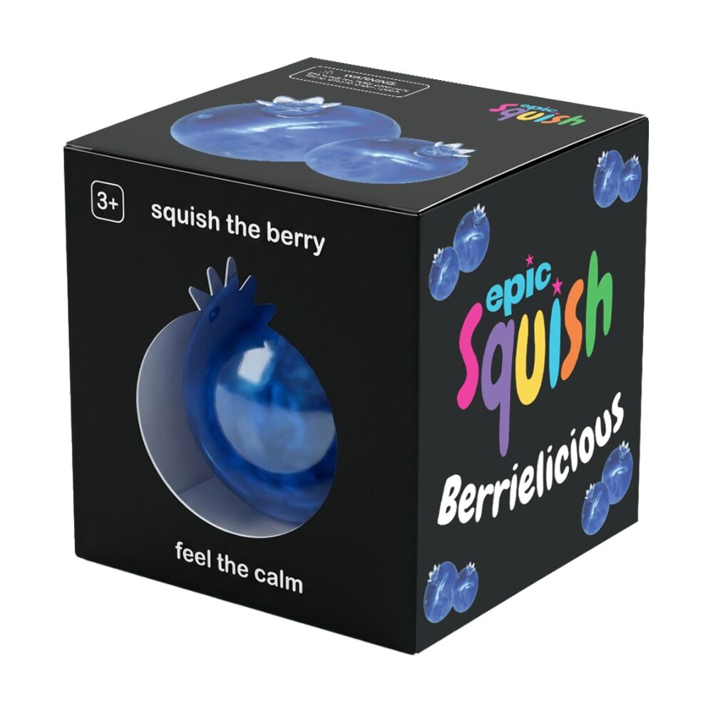 2PK Epic Squish 7.5cm Berrielicious Slow Rising Sensory Toy Kids 3y+