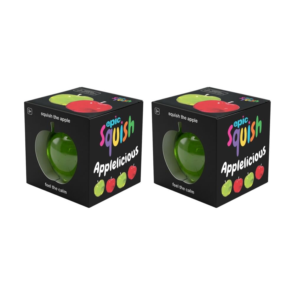 2PK Epic Squish 7.5cm Applelicious Assorted Soft Sensory Toy Kids 3y+
