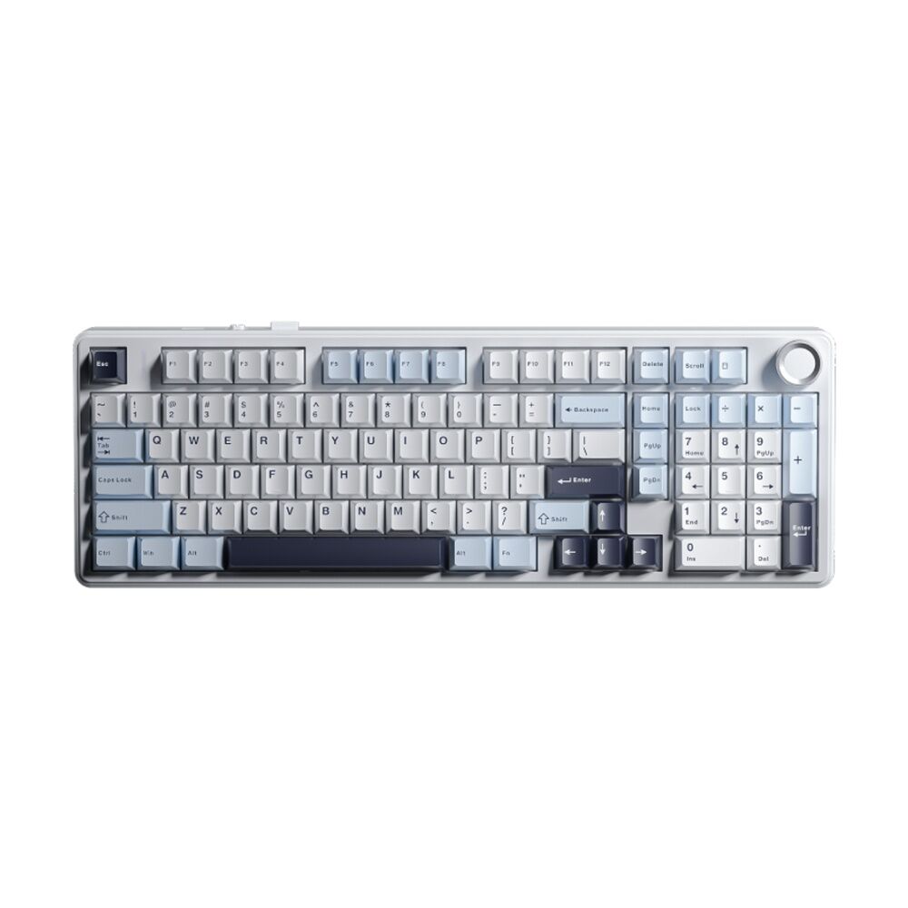 AULA F99 PRO Customizable Tri-Mode Gasket Mechanical Keyboard LB/WH/BP