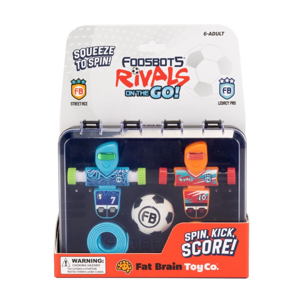 Foosbots On The Go Rivals Edition Portable Table Soccer Game Kids 6+