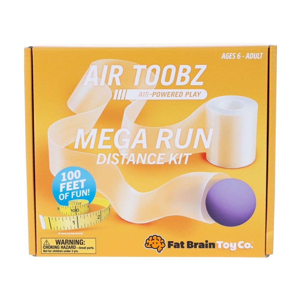 Fat Brain Toys Air Toobz Mega Run 100ft Poly Tubing Kit Kids 6 Plus Pack Of 6 Units PK.