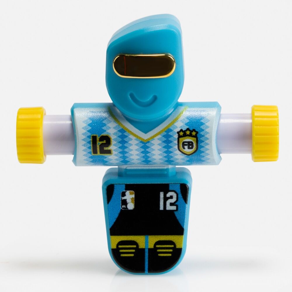 Foosbots Rivals Argentina Soccer Toy Squeeze To Spin Interactive Kids 6+
