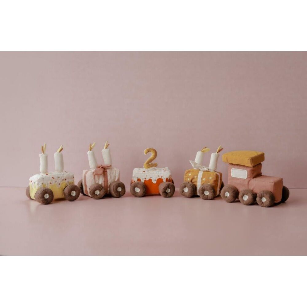 Fabelab Celebration Train Birthday Mix Cotton Soft Toy Rose 50cm