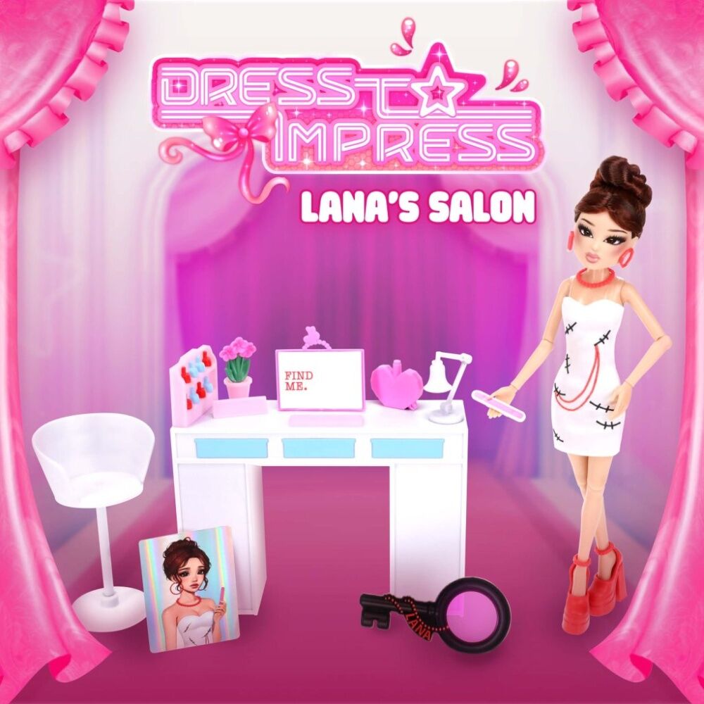 Phat Mojo Dress To Impress Deluxe Fashion Doll Set Lana W/ Accessories