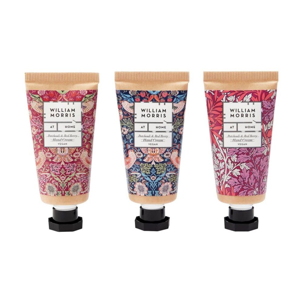 3pc Heathcote & Ivory William Morris Strawberry Thief Hand Cream Set