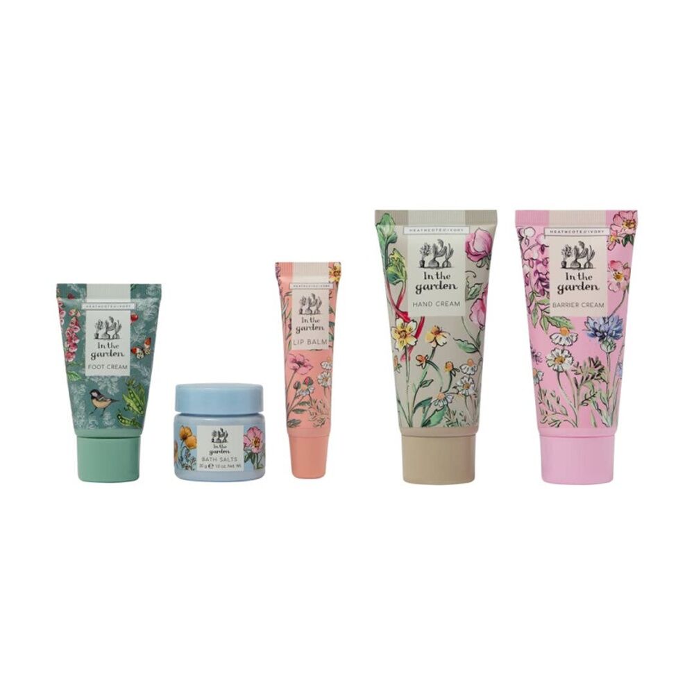 5pc Heathcote & Ivory In The Garden Top To Toe Body Care Essentials