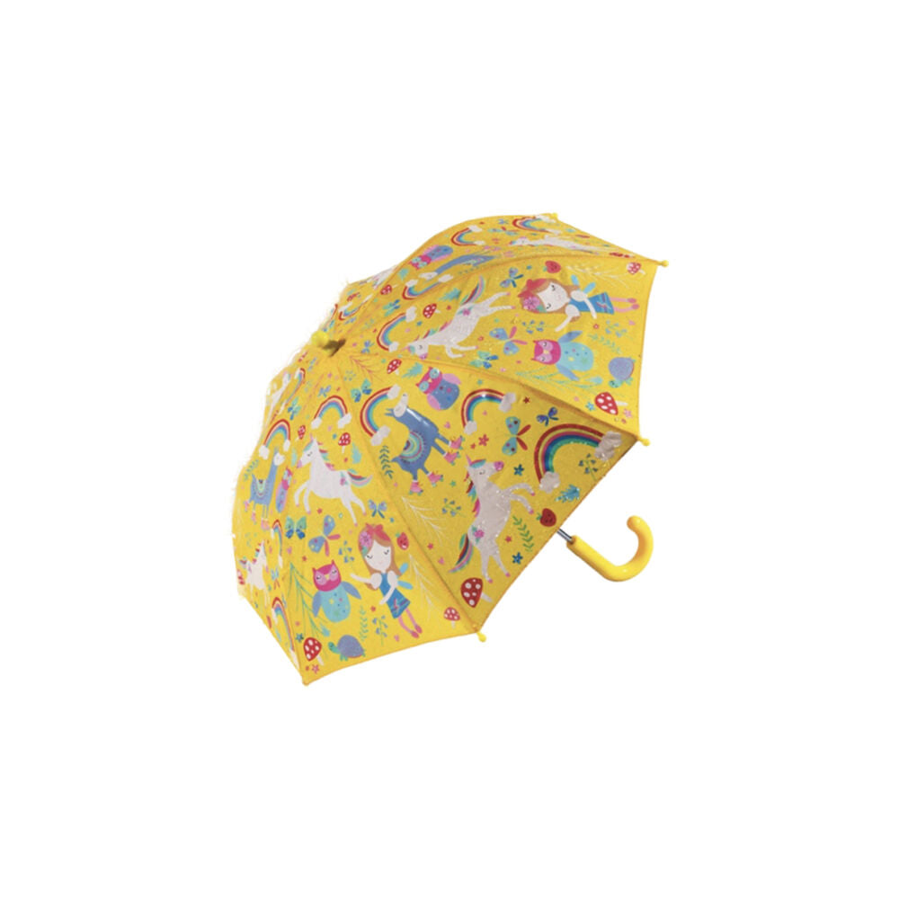 2PK Floss & Rock Colour Changing Umbrella Rainbow Fairy Kids 3y+ 60x70cm