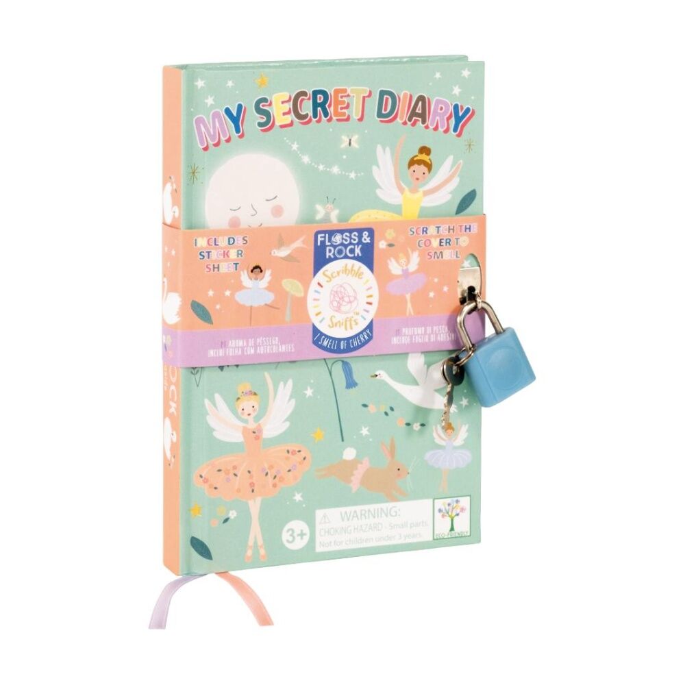 Floss & Rock My Secret Scented Lock & Key Diary Enchanted 15x10cm 3y+