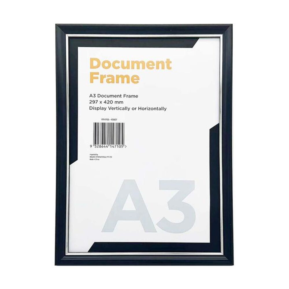 8PK Braz A3 Certificate Document Image Photo Frame 297x420mm Gold Silver