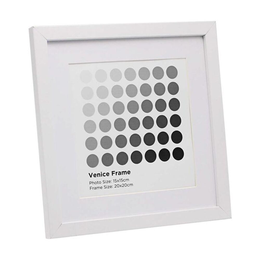 6PK Braz Venice Image Photo Document Display Frame 20x20cm White