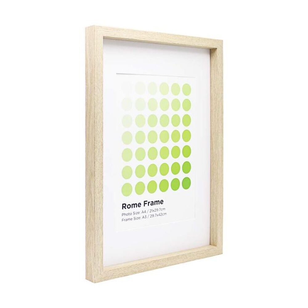 2PK Braz A3 Rome Image Photo Document Display Frame 29.7x42cm Beech