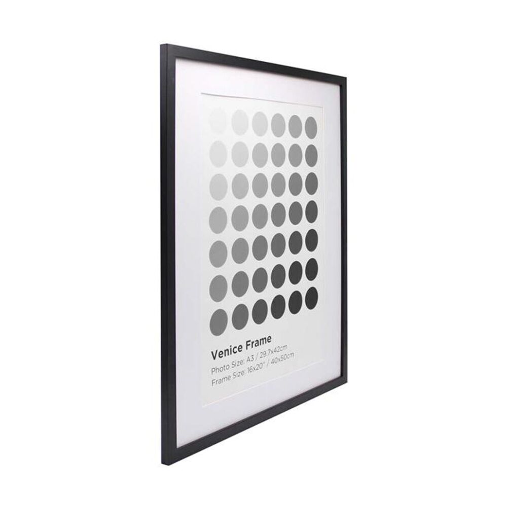 2PK Braz Venice Image Photo Document Display Frame 40x50cm Black