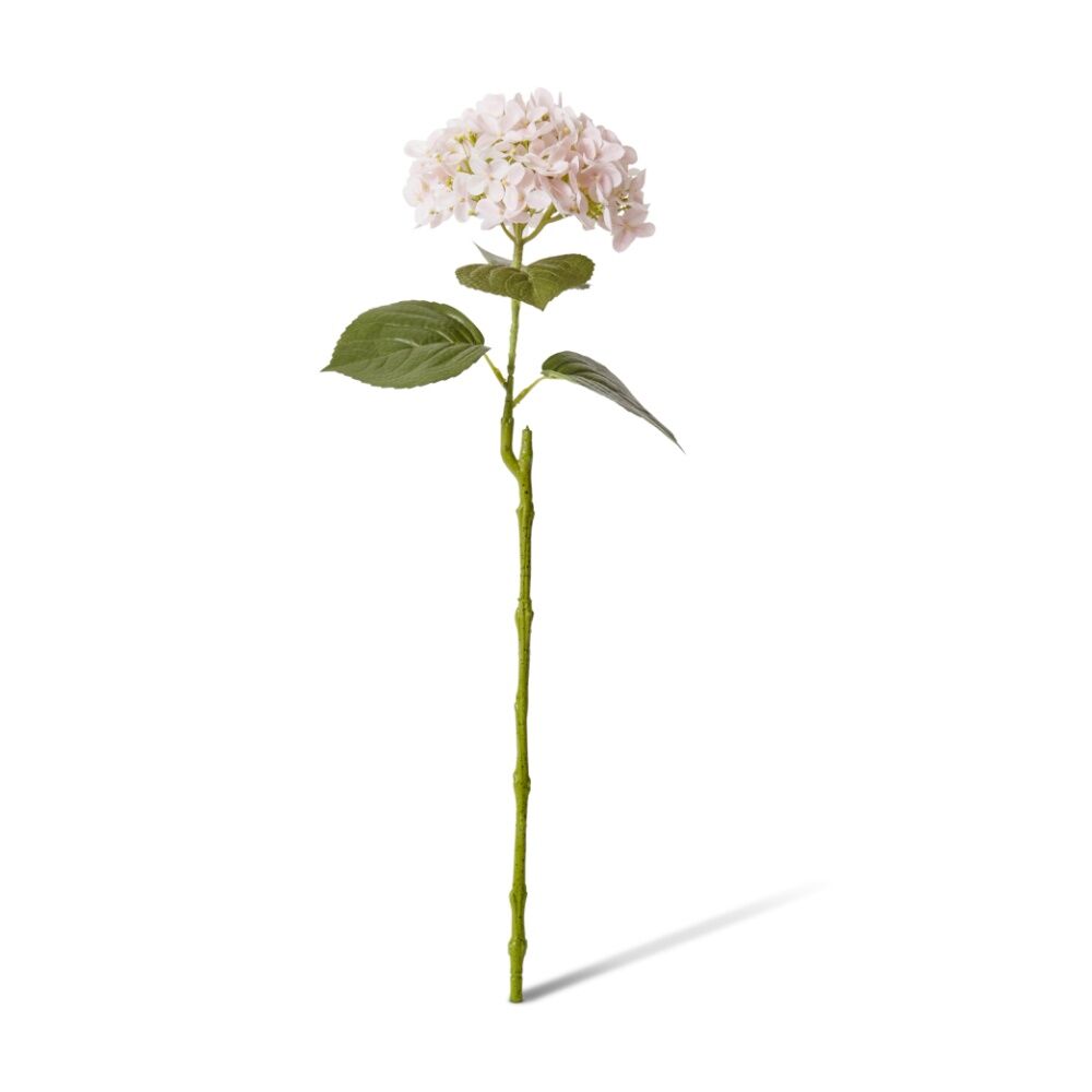 2PK E Style Hydrangea Garden Stem Artificial Flower Soft Pink 26x20x61cm