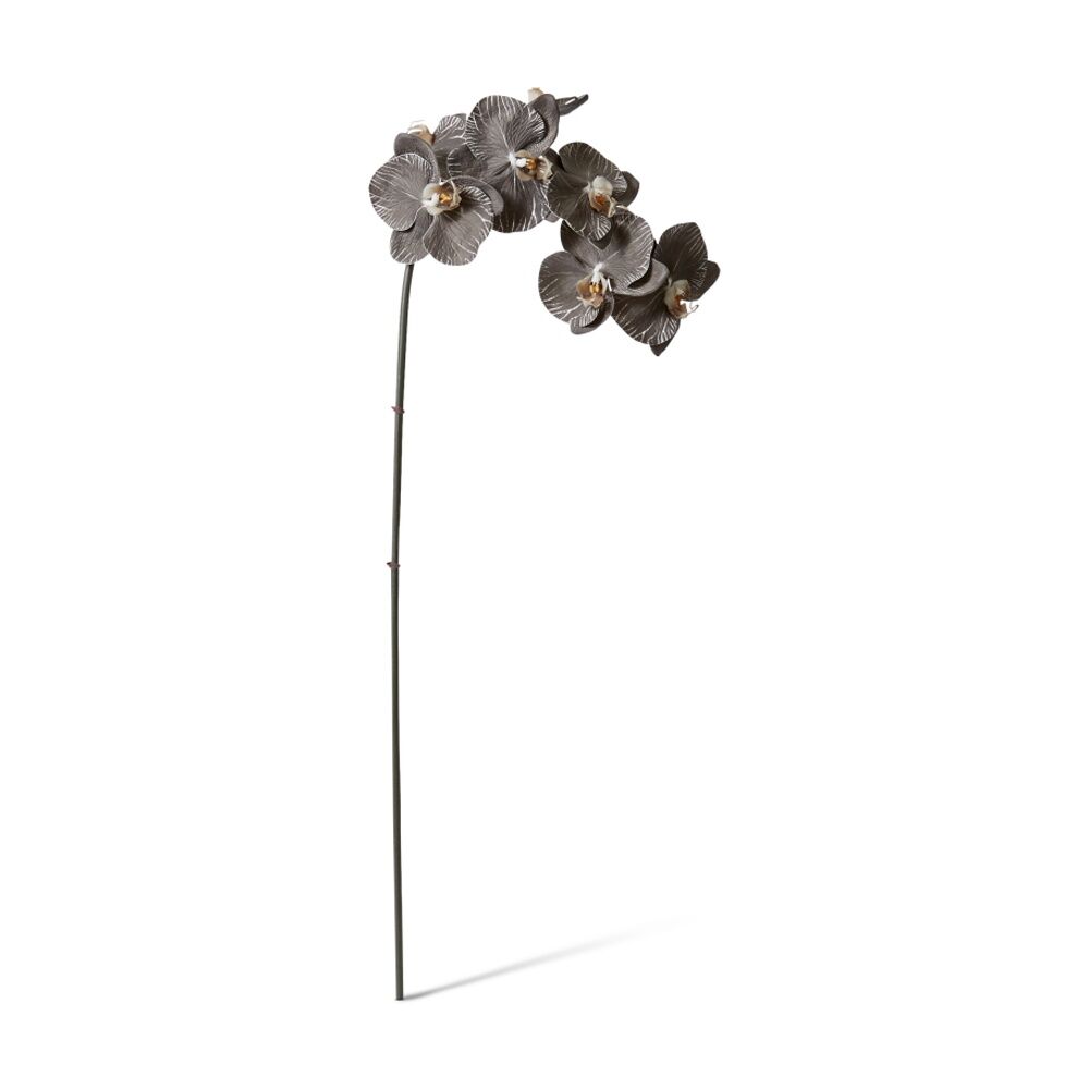 3PK E Style Phalaenopsis Orchid Stem Artificial Flower Black 20x8x95cm