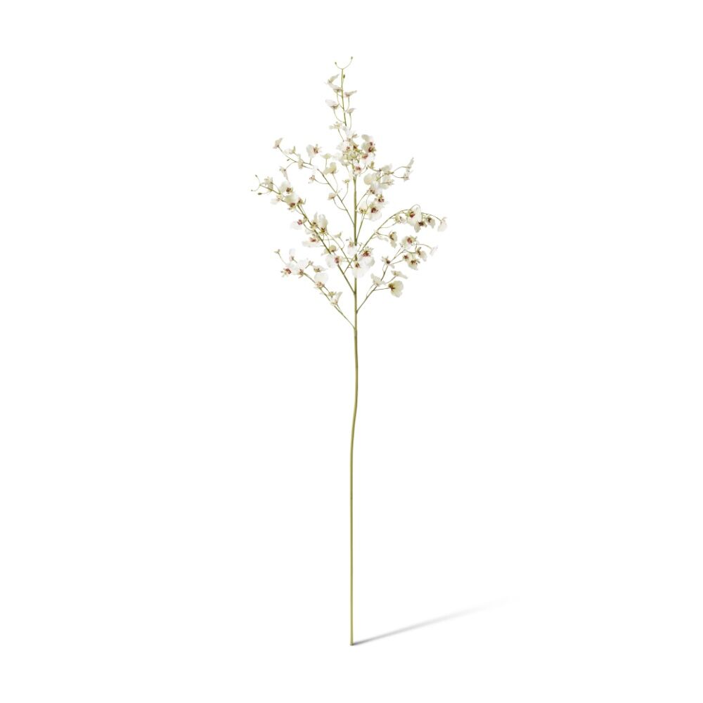 4PK E Style Orchid Dancing Spray Stem Artificial Flower White 36x30x102cm