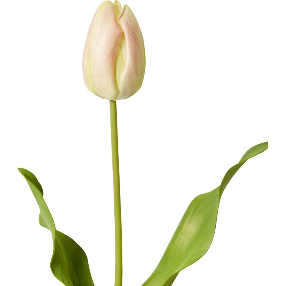 3PK E Style Tulip Dutch Stem Durable Decor Artificial Flower Pink 13x10x57cm