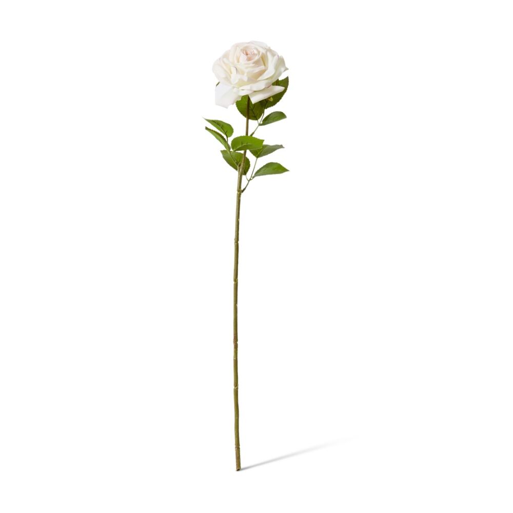3PK E Style Rose Garden Stem Durable Artificial Flower Pink Cream 22x14x66cm