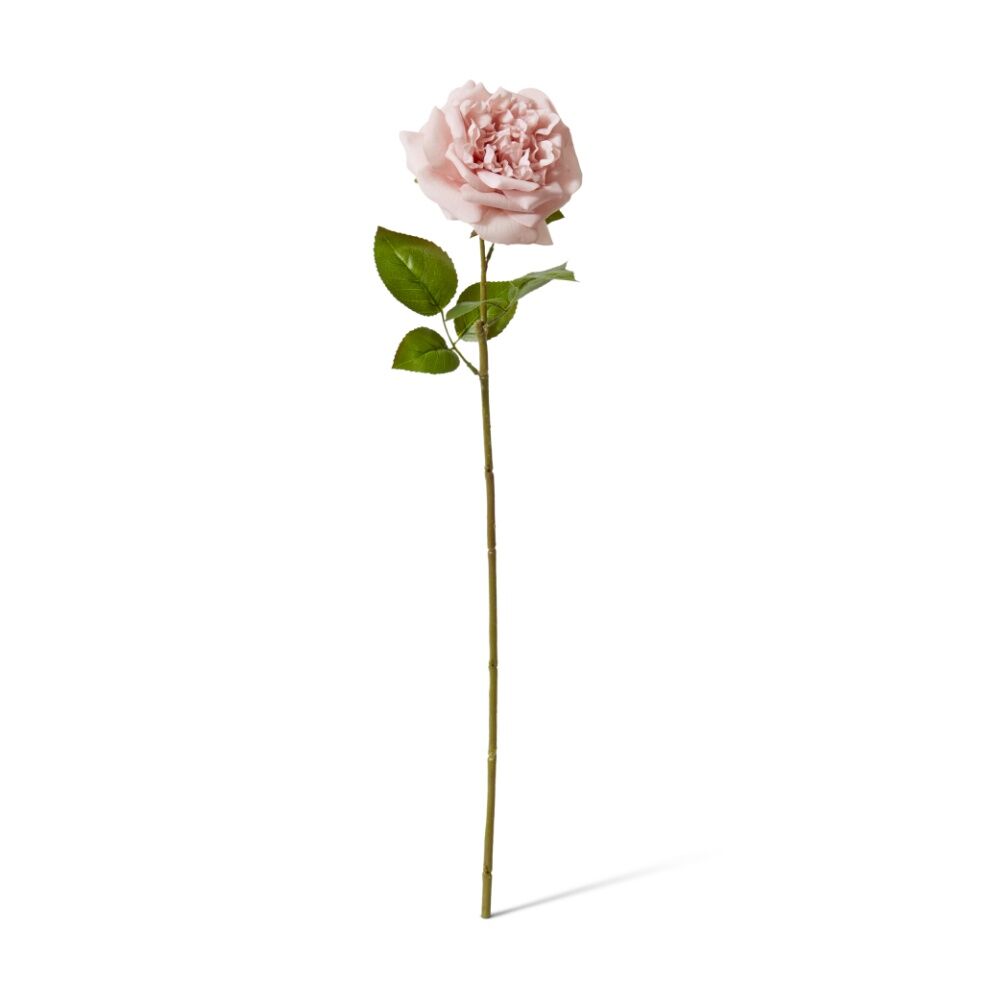 6PK E Style Rose Austin Stem Elegant Artificial Flower Dusty Pink 22x14x66cm