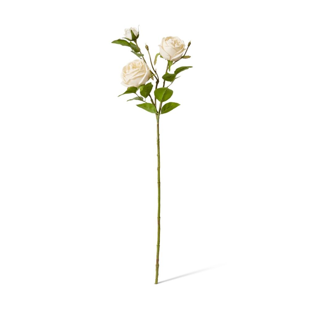 2PK E Style Rose Austin Spray Elegant Artificial Flower Champagne 24x16x78cm