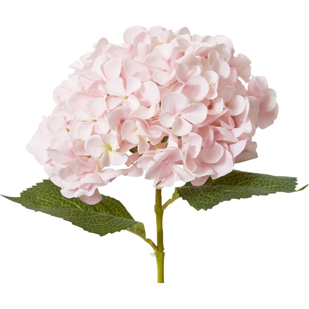4PK E Style Hydrangea Garden Large Stem Artificial Flower Pink 19x31x65cm