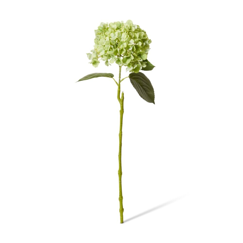 4PK E Style Hydrangea Bloom Stem Artificial Flower Green 25x20x60cm