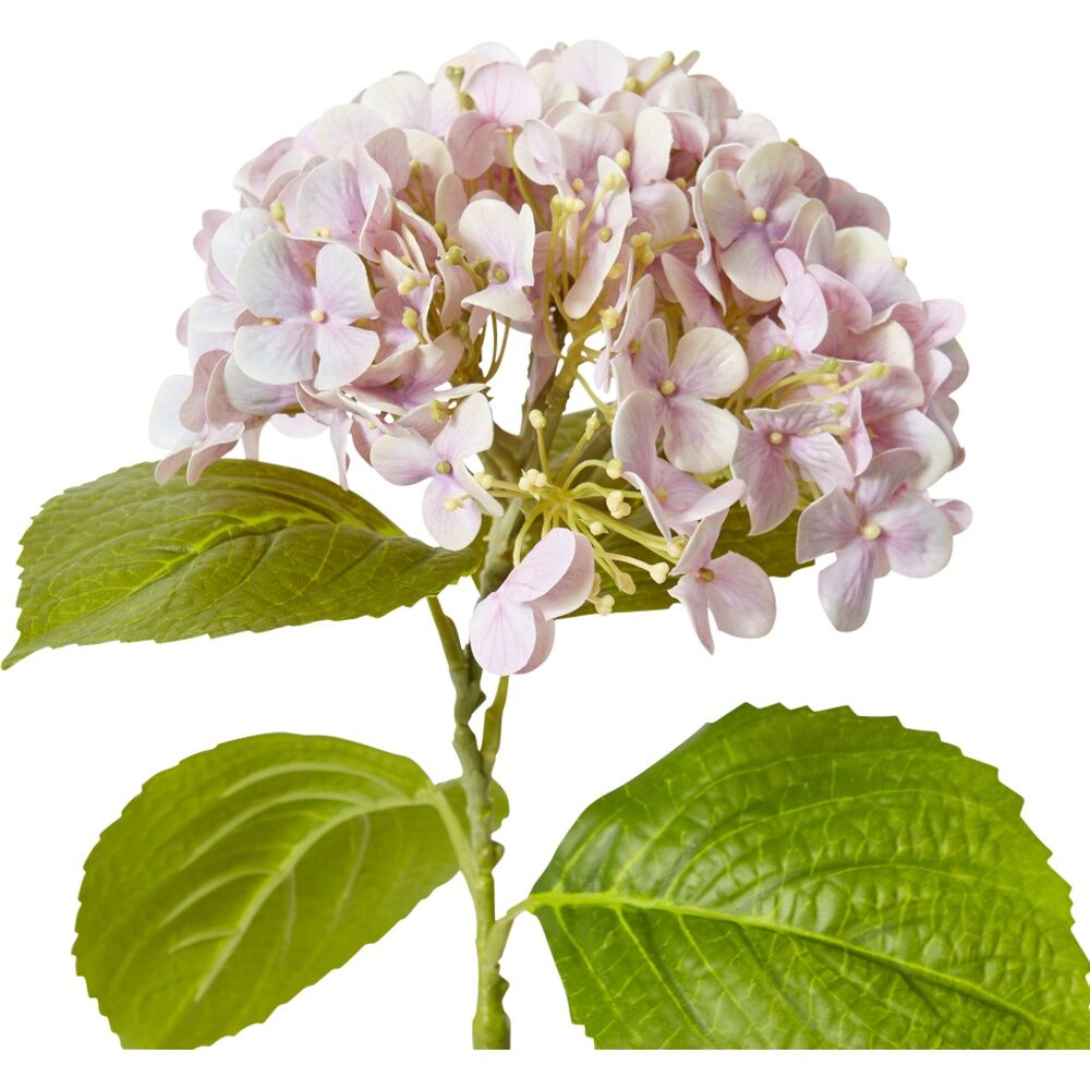 4PK E Style Hydrangea Bloom Stem Artificial Flower Pink 25x20x60cm