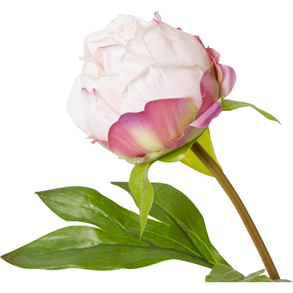 E Style Peony Bud Spray Artificial Flower Stem Pink 25x25x62cm