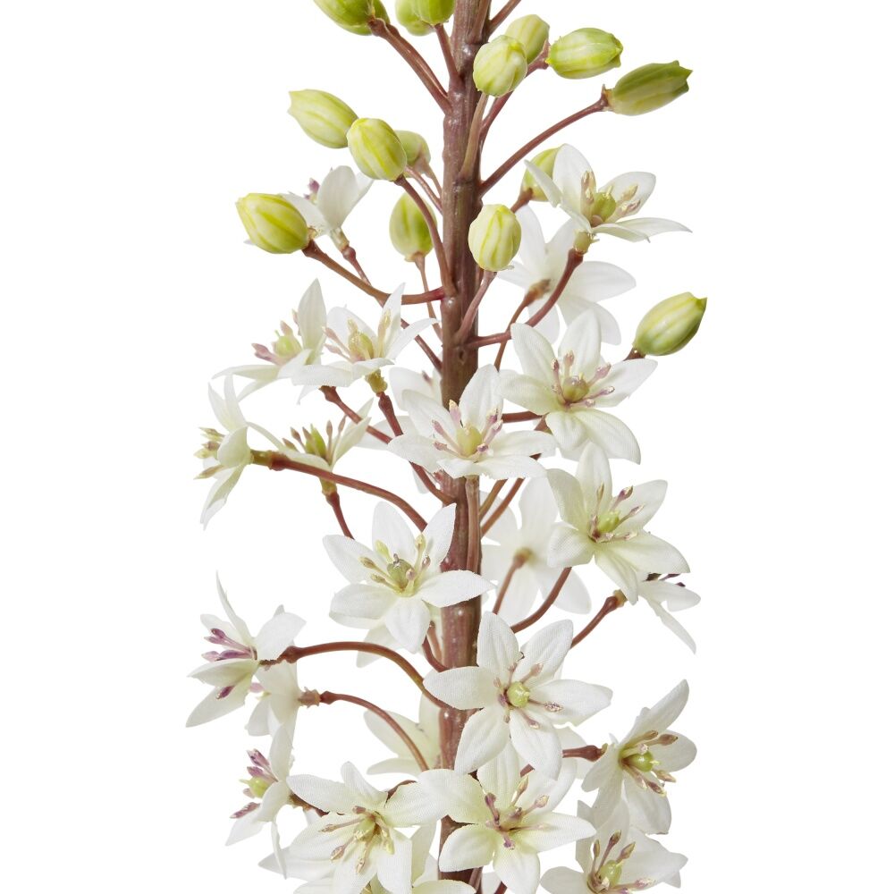 E Stylr Eucomis Stem Artificial Flower Decoration White 7x10x89cm