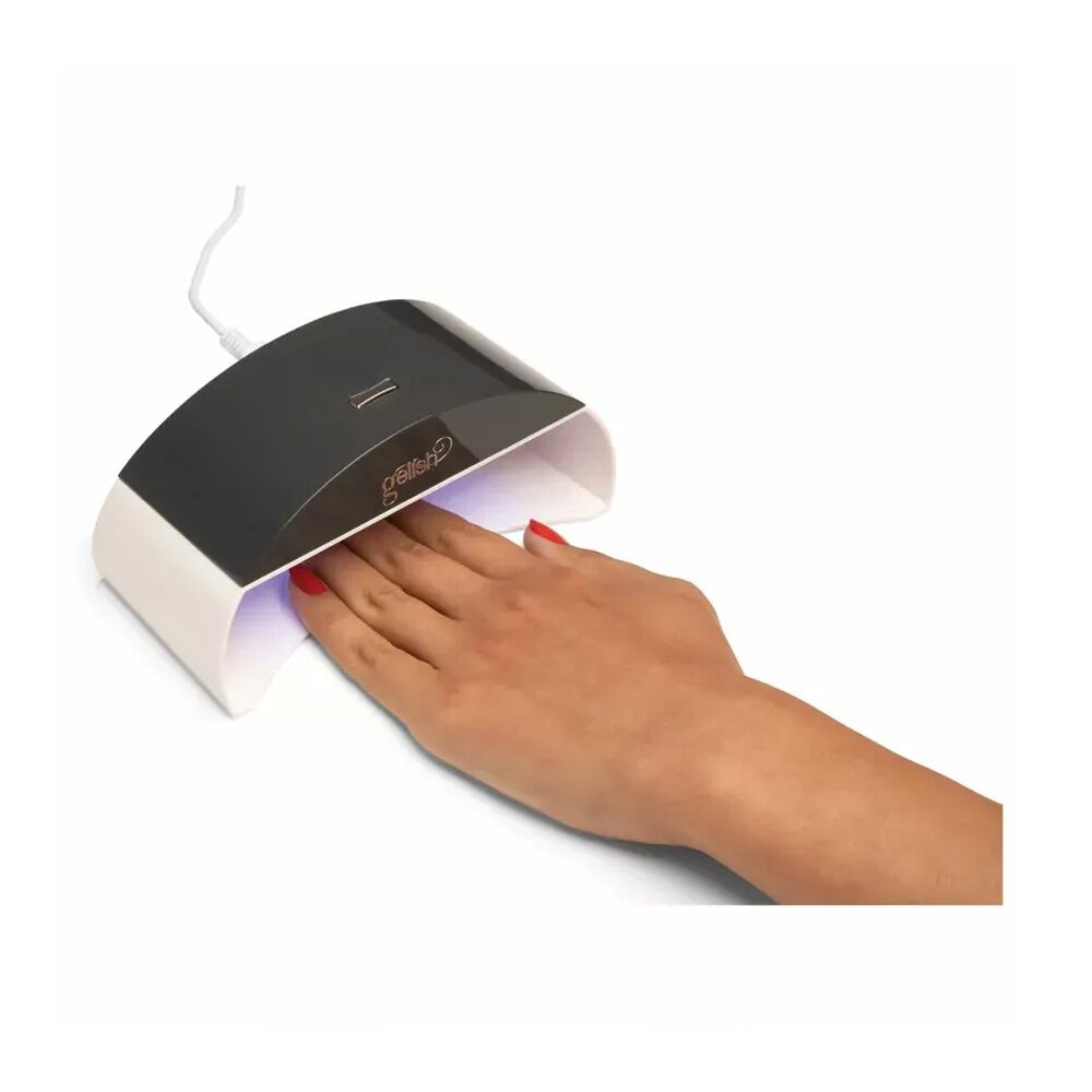 Gelish Mini Compact On The Go LED Nail Lamp With USB Cord Portable Travel Use