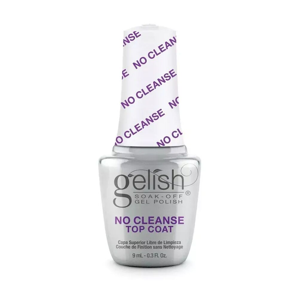 2PK Gelish Mini No Cleanse Top Coat Gel Polish Up To 21 Days Bottle 9ml