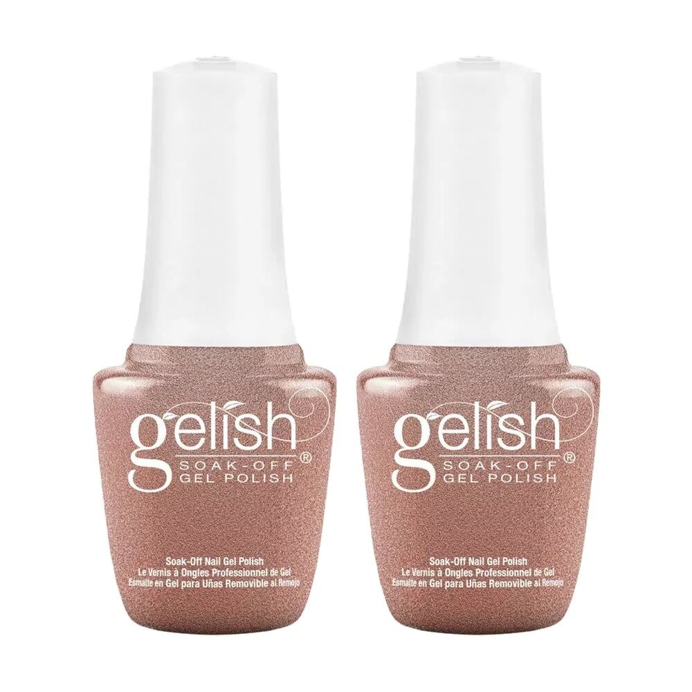2PK Gelish Mini UV LED Soak Off Gel Nail Polish Colour No Way Rosé 9ml