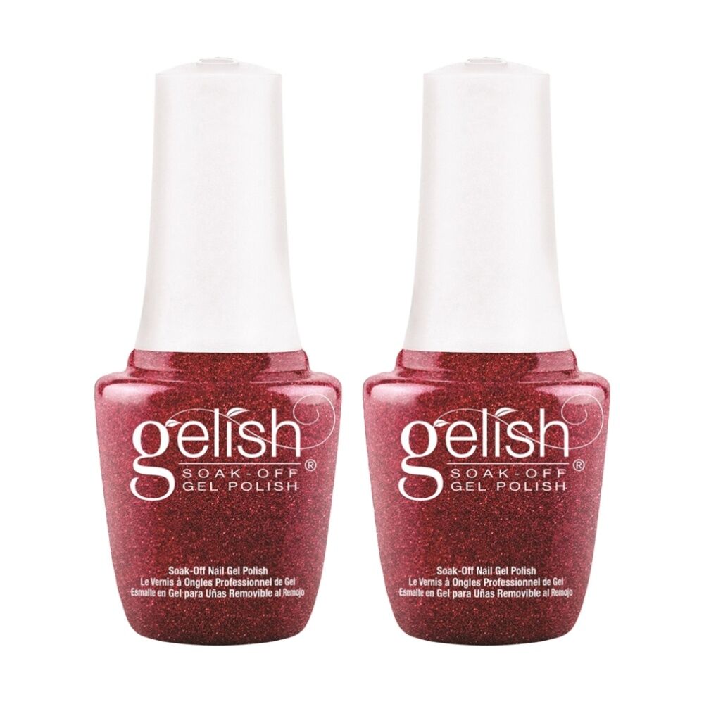 2PK Gelish Mini UV LED Soak Off Gel Nail Polish Colour Good Gossip 9ml