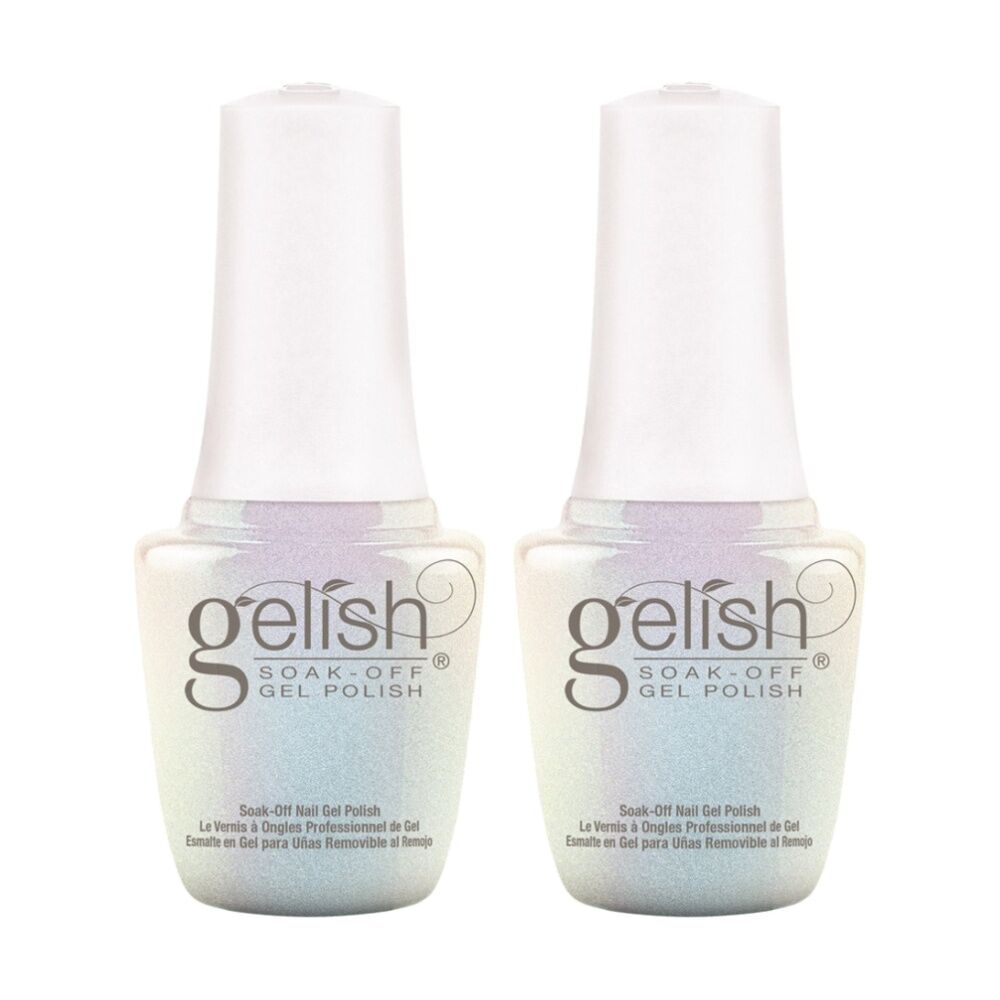 2PK Gelish Mini UV LED Soak Off Gel Nail Polish Izzy Wizzy, Lets Get Busy 9ml